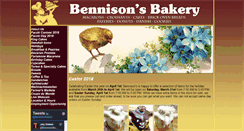 Desktop Screenshot of bennisonscakes.com