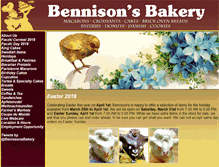 Tablet Screenshot of bennisonscakes.com